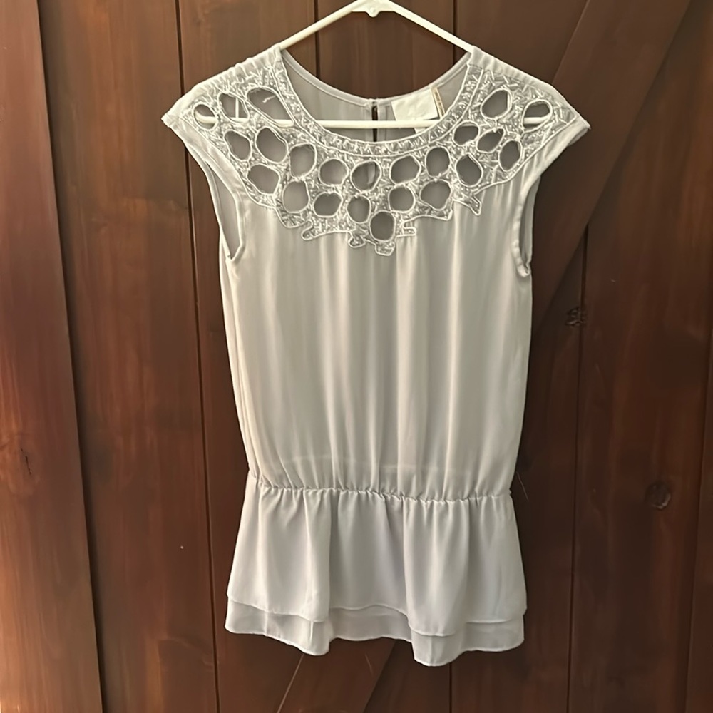 Gray blouse